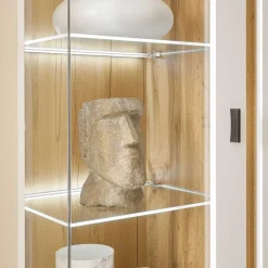 Wohnen TV Wohnwand Möbelkombi mit LED - Racelyn (vierteilig)