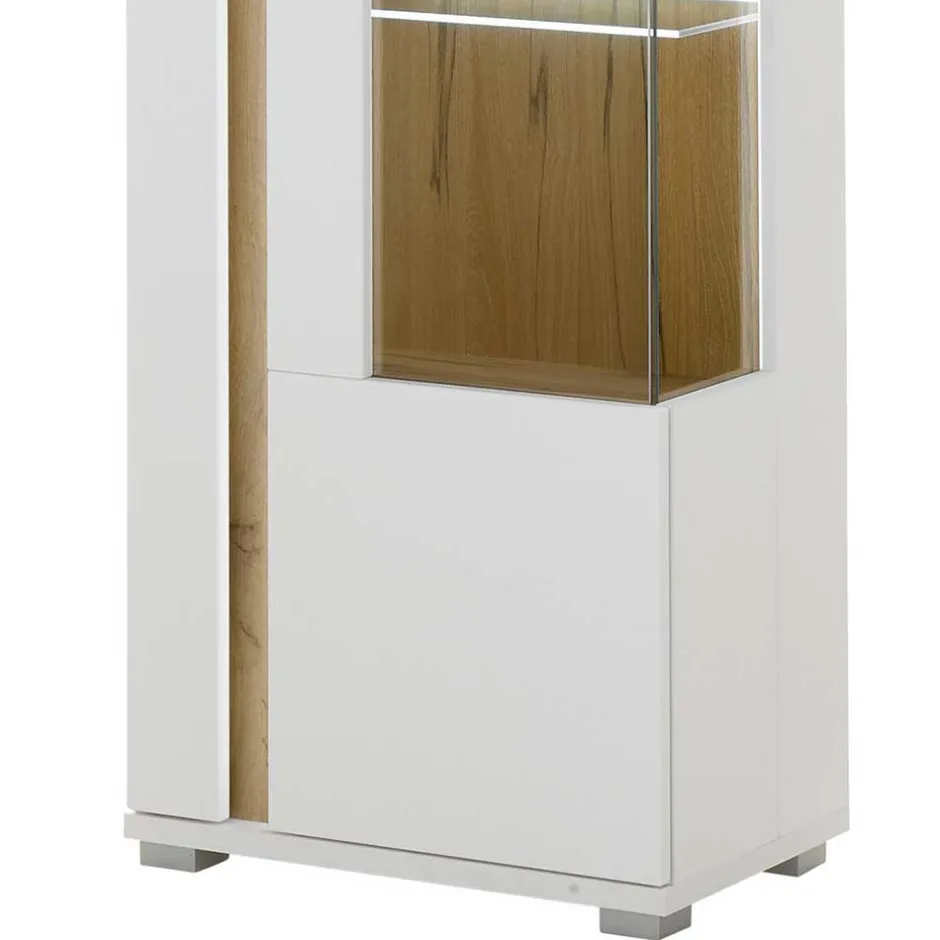 TV Wohnwand mit Licht Möbelset - Racelyn (vierteilig)^Wohnen New