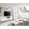 Wohnen TV Wohnwand Schränke in Weiß - Vascaub (dreiteilig)