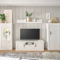 Wohnen TV Wohnwandkombination 295 cm breit - Liancos (vierteilig)