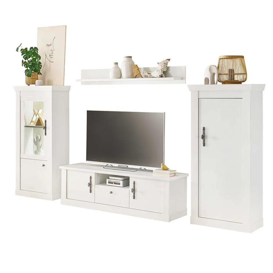 Wohnen TV Wohnwandkombination 295 cm breit - Liancos (vierteilig)