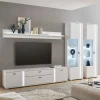 Wohnen TV Wohnwandmöbel in Weiß Set - Tirol (vierteilig)