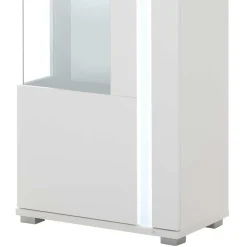 Wohnen TV Wohnwandmöbel in Weiß Set - Tirol (vierteilig)