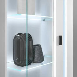 Wohnen TV Wohnwandmöbel in Weiß Set - Tirol (vierteilig)