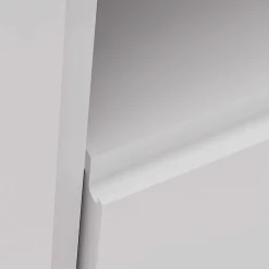 Wohnen TV-Board für die Ecke in Weiß & Gold - Patinca