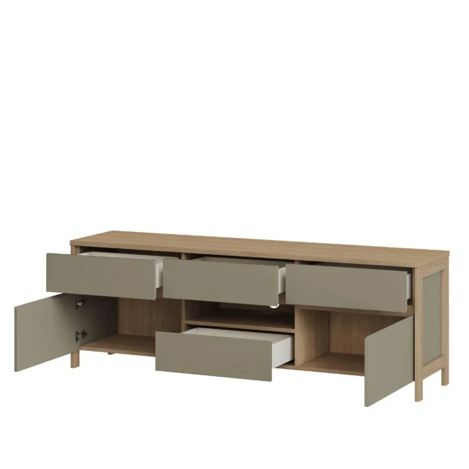 TV-Board in Eukalyptus und Eiche Optik - Promo^Wohnen Outlet