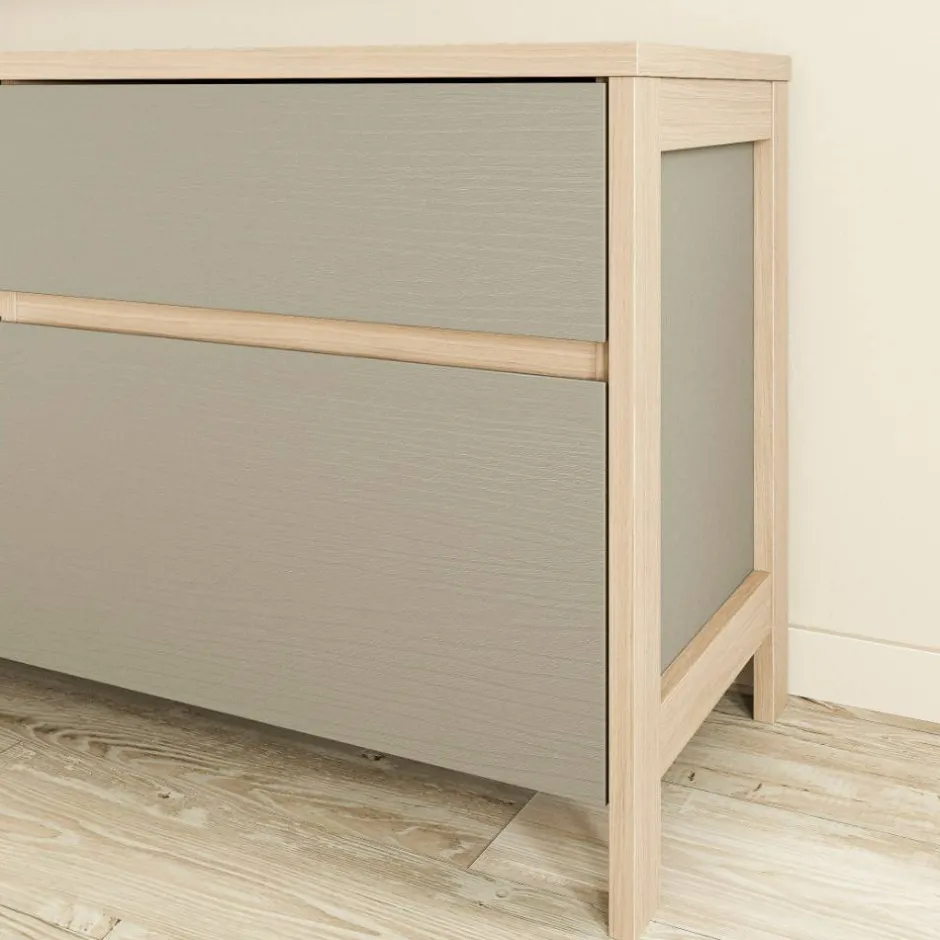 TV-Board in Eukalyptus und Eiche Optik - Promo^Wohnen Outlet