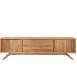 Wohnen TV-Kommode aus Wildeiche Massivholz - Fredellia
