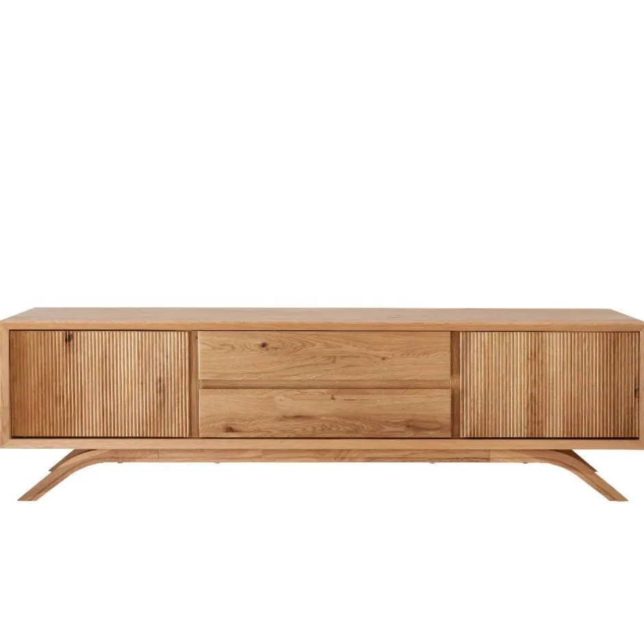 Wohnen TV-Kommode aus Wildeiche Massivholz - Fredellia