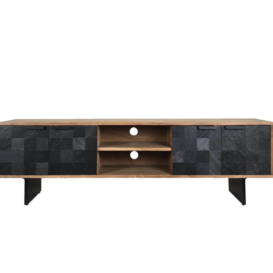TV-Lowboard aus Akazie Massivholz - Milo^Wohnen Best