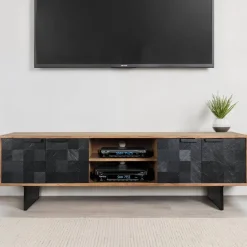 TV-Lowboard aus Akazie Massivholz - Milo^Wohnen Best