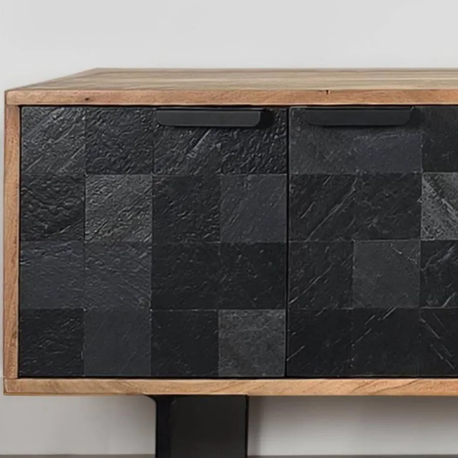 TV-Lowboard aus Akazie Massivholz - Milo^Wohnen Best