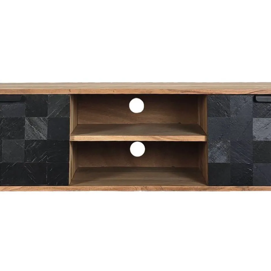 TV-Lowboard aus Akazie Massivholz - Milo^Wohnen Best