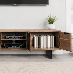 TV-Lowboard aus Akazie Massivholz - Milo^Wohnen Best