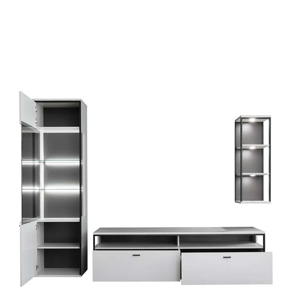 TV-Wohnwandmöbel Kombination - Loazin (dreiteilig)^Wohnen Sale