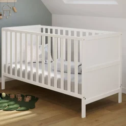 Kinder Wohnen Umbaubares Kinderbett in Weiß - Mensema