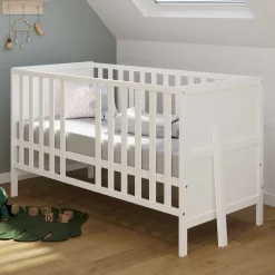 Kinder Wohnen Umbaubares Kinderbett in Weiß - Mensema