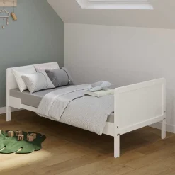 Kinder Wohnen Umbaubares Kinderbett in Weiß - Mensema