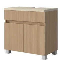 Unterbeckenschrank in Eiche Hell Holzoptik - Vibulam^Wohnen New