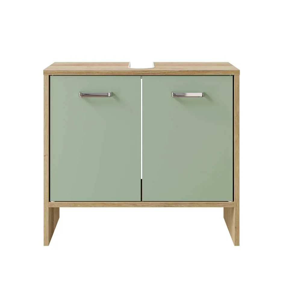 Unterbeckenschrank in Graugrün - Silevos^Wohnen Clearance