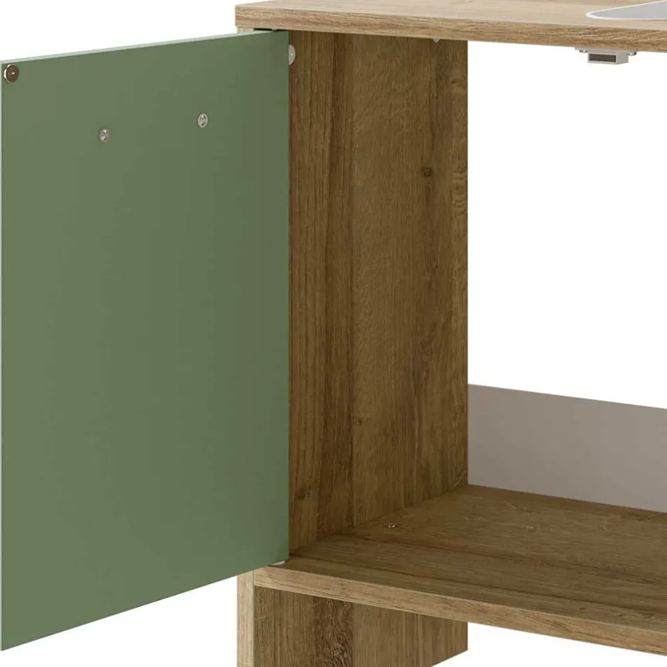 Unterbeckenschrank in Graugrün - Silevos^Wohnen Clearance