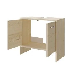 Unterbeckenschrank in hellem Holzdekor Pinie - Lecego^Wohnen Clearance