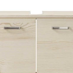 Unterbeckenschrank in hellem Holzdekor Pinie - Lecego^Wohnen Clearance