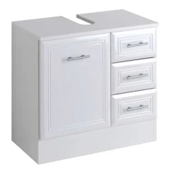 Wohnen Unterbeckenschrank Maja in Hochglanz Weiß