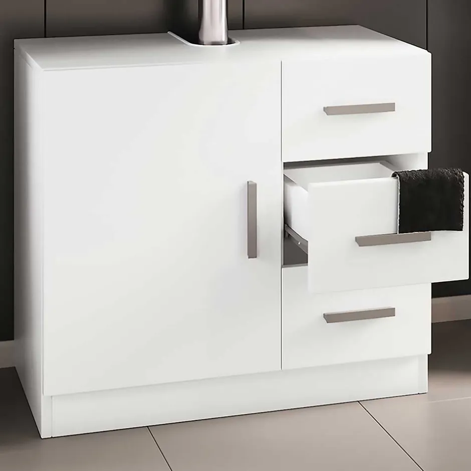 Unterbeckenschrank mit drei Schubladen und Tür - Gransov^Wohnen Hot