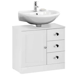 Unterbeckenschrank mit drei Schubladen & Tür - Gorgona^Wohnen Outlet