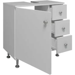 Wohnen Unterbeckenschrank mit Tür und drei Schubladen - Huanga