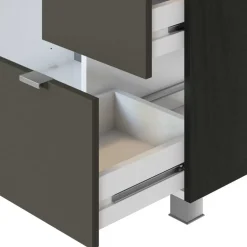 Wohnen Unterschrank für Waschbecken mit 2 Schubladen & Tür - Jaenda