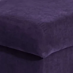 Wohnen Velours Ohrensessel in Violett - Sotonio