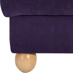 Wohnen Velours Ohrensessel in Violett - Sotonio