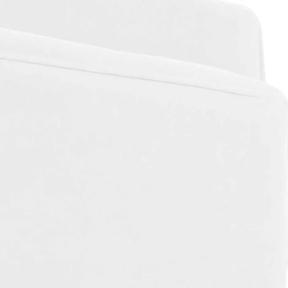 Wohnen Velours Polsterssel in Creme und Buche - Potova