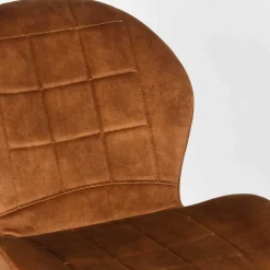 Velours Polsterstuhl in Ocker - Rafu (2er Set)^Wohnen Sale