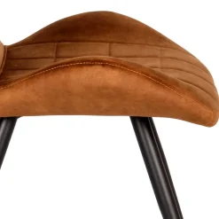 Velours Polsterstuhl in Ocker - Rafu (2er Set)^Wohnen Sale