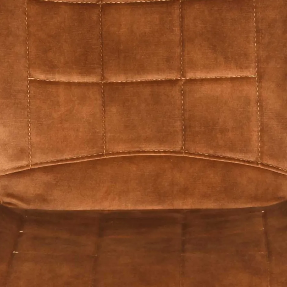 Velours Polsterstuhl in Ocker - Rafu (2er Set)^Wohnen Sale