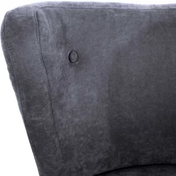 Velourssessel in Anthrazit - Prograva^Wohnen Sale