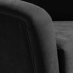 Velourssessel in Schwarz mit Buche Natur - Nocena^Wohnen Sale