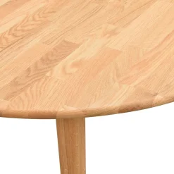 Verlängerbarer Holztisch mit ovaler Platte - Julisch^Wohnen Clearance