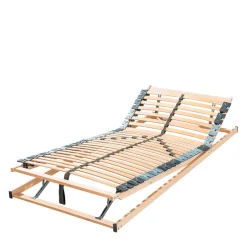 Wohnen Verstellbarer Federholzrahmen mit 7-Zonen-Stützsystem - Gina