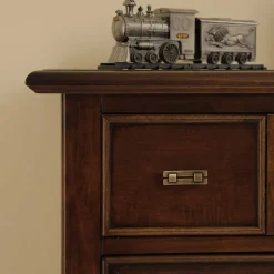 Wohnen Vertiko Kommode in Walnussfarben Antik - Istefanio