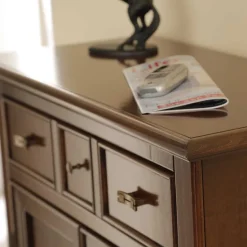 Wohnen Vertiko Kommode in Walnussfarben Antik - Istefanio