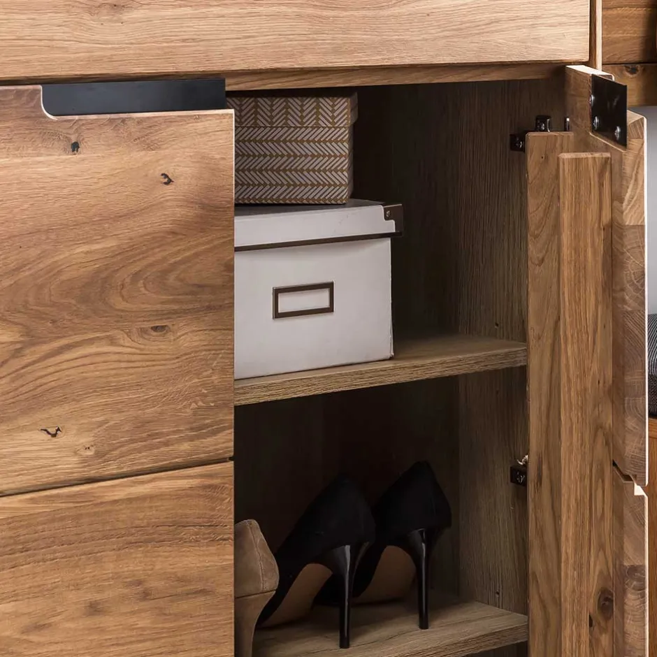 Vertiko Schuhkommode aus Eiche teilmassiv - Sennya^Wohnen Online