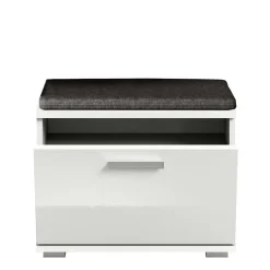 Wohnen Vierteilige Garderobenkombination in Weiß - Rugova