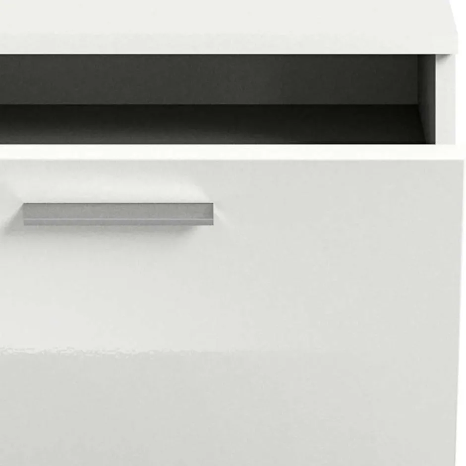 Wohnen Vierteilige Garderobenkombination in Weiß - Rugova