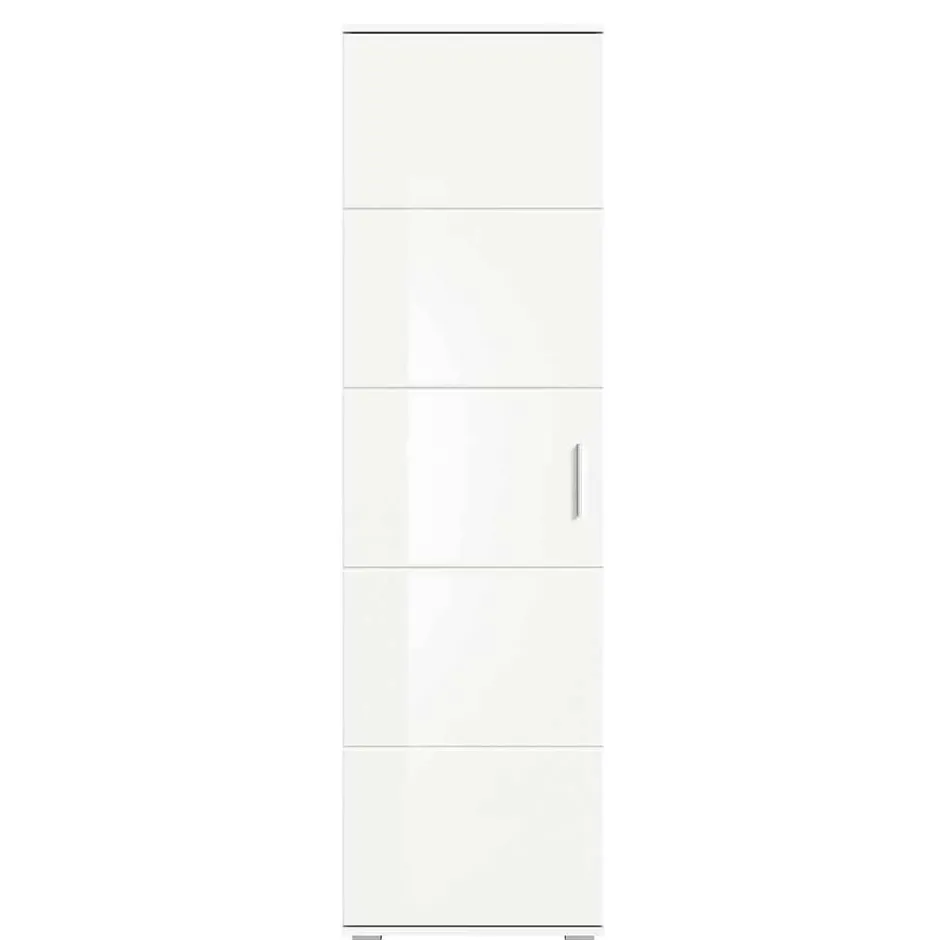 Wohnen Vierteilige Garderobenkombination in Weiß - Rugova