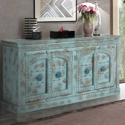 Vintage Design Anrichte in Türkis - Canopuss^Wohnen Best