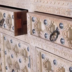 Vintage Design Anrichte in White Wash - Uladan^Wohnen Hot